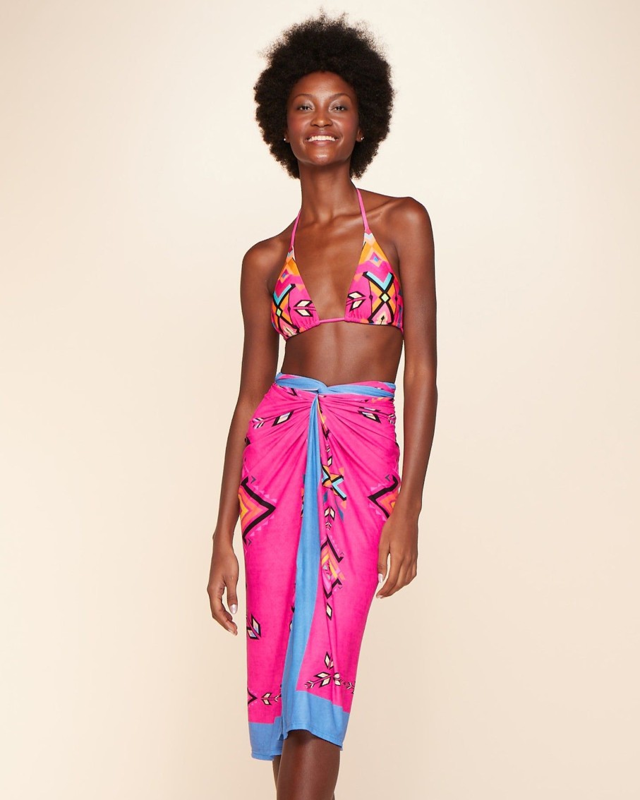 Women Cia Maritima Swimwear & Beachwear | Murada Printed Midi Canga