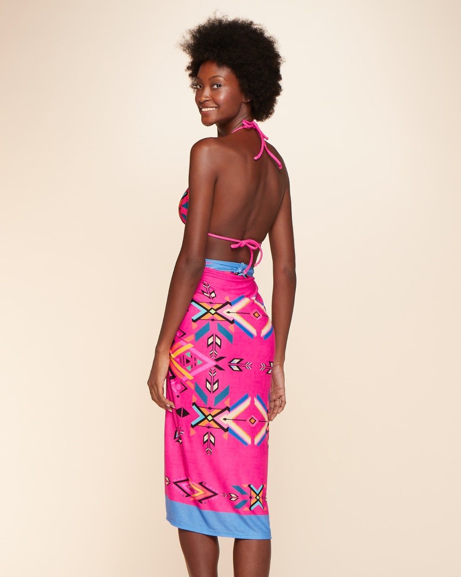 Women Cia Maritima Swimwear & Beachwear | Murada Printed Midi Canga