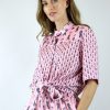 Women Levinia Sets | Millennial Pink Print Shirt