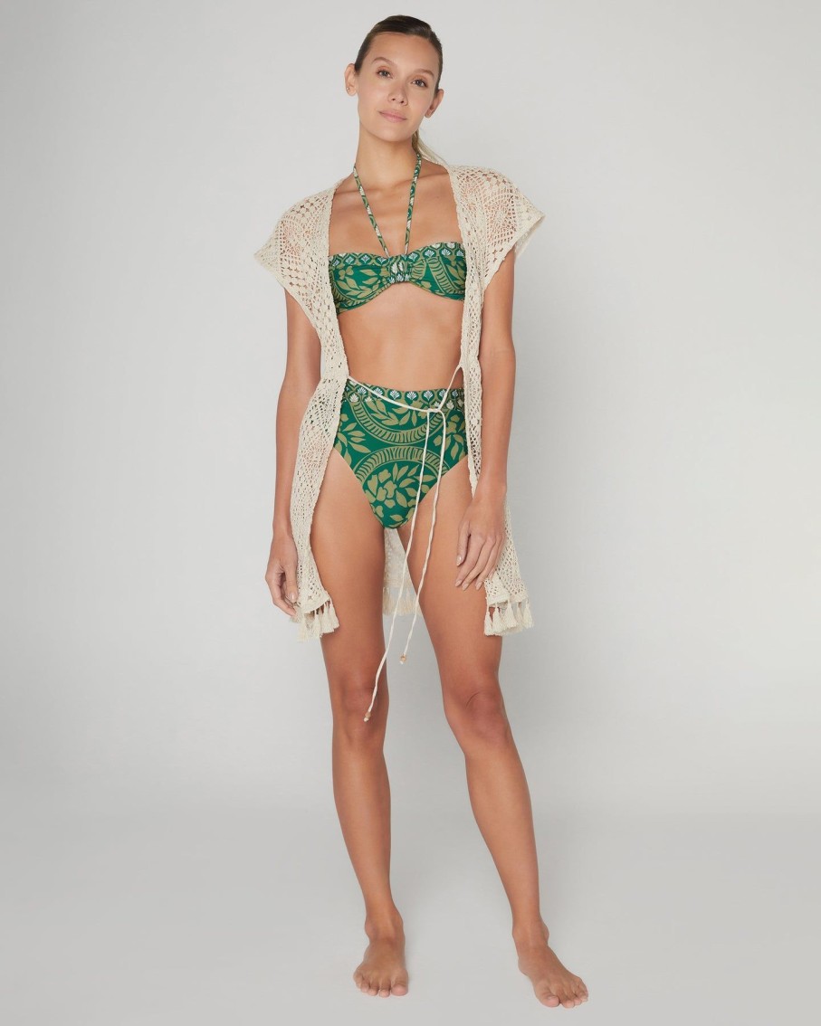 Women Palmacea Swimwear & Beachwear | Renata Sand Short Kimono