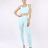 Women BLAIZ Activewear Activewear | Neon Blue Stephanie High Rise Leggings