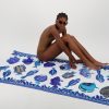 Women Inoui Editions Swimwear & Beachwear | Blue Tuba Fouta Towel