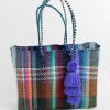 Women BLAIZ Mexico Totes | Renata Large Woven Tote Bag