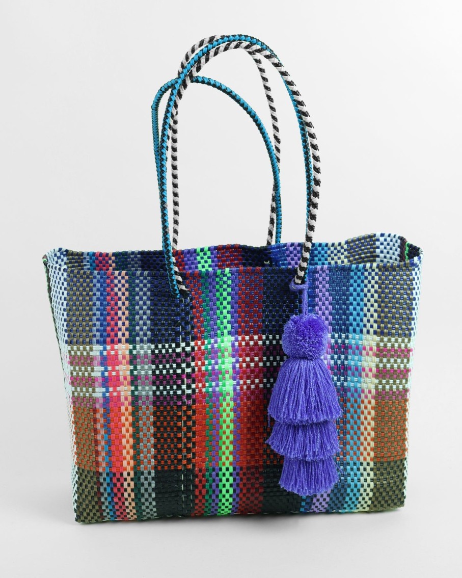 Women BLAIZ Mexico Totes | Renata Large Woven Tote Bag