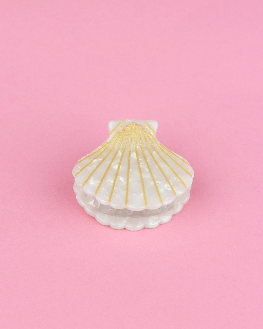 Women 227 Hair Accessories | Ivory Shell Hairclip