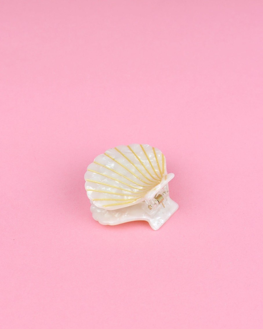 Women 227 Hair Accessories | Ivory Shell Hairclip