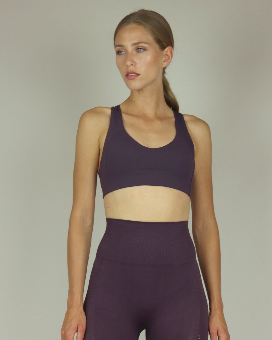 Women BLAIZ Activewear Activewear | Purple Sports Bra