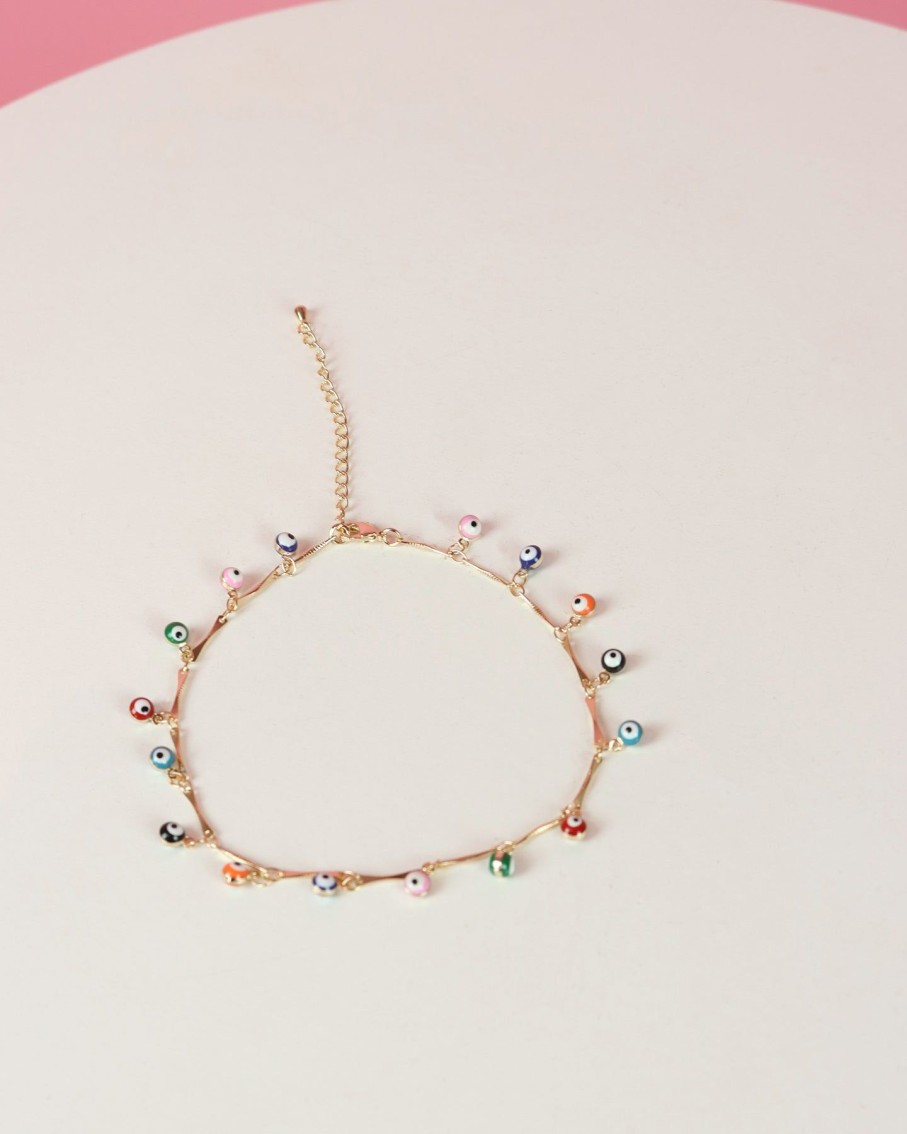 Women 227 Anklets | Evil Eye Beaded Anklet