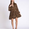 Women Muche & Muchette Dresses | Rina Long-Sleeve Mini Dress