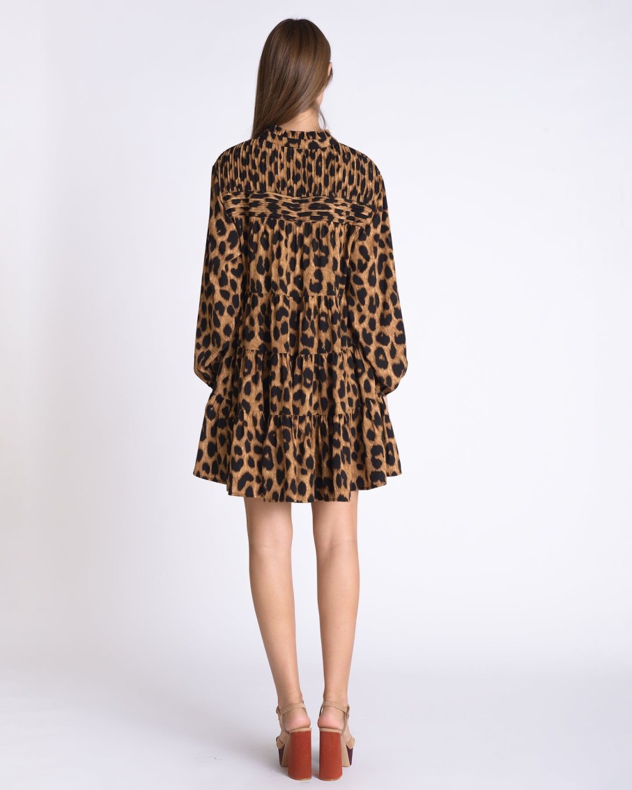 Women Muche & Muchette Dresses | Rina Long-Sleeve Mini Dress