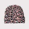 Women 227 Hats, Gloves & Scarves | Pink Leopard Beanie Hat