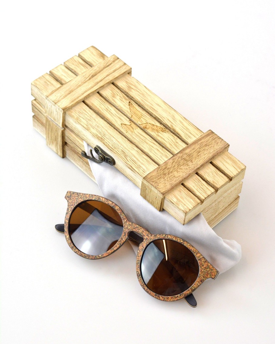 Women 227 Sunglasses | Brown Cork Sunglasses