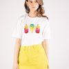 Women Animale Skirts | Sarja Yellow Meadow Mini Skirt