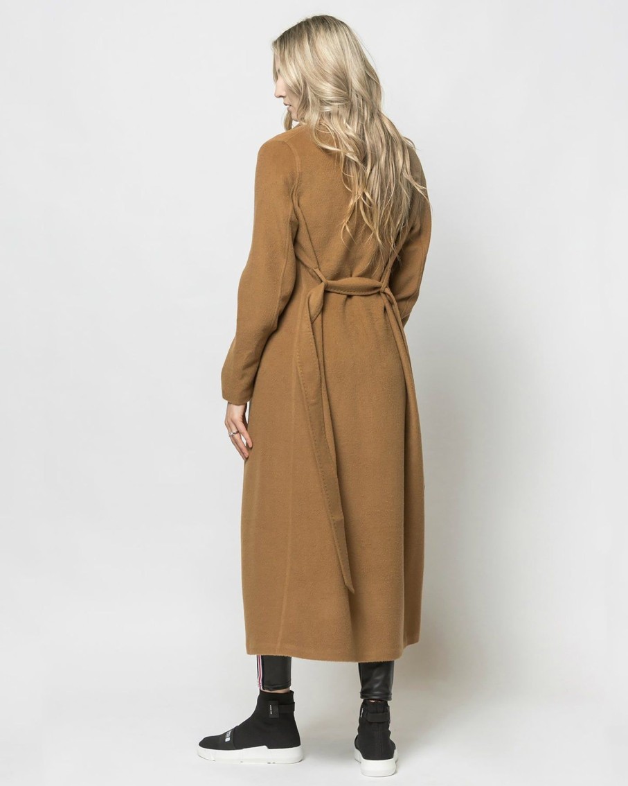 Women Hera Concept Coats & Jackets | Camel Goddess Wool Trench