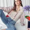 Women CeliaB Shirts & Blouses | Eyra Multi Coloured Chequered Shirt