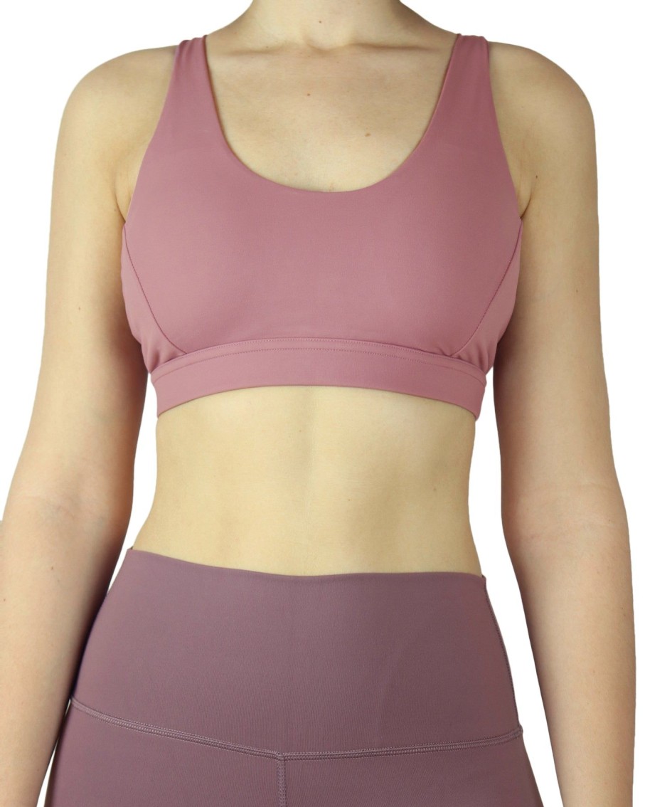 Women BLAIZ Activewear Activewear | Dusty Pink Sports Bra