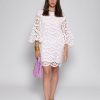 Women Sundress Dresses | Edo White Eyelet Mini Dress