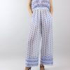 Women Levinia Sets | Infinity Blue Daisy Helen Pants