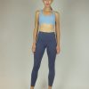 Women BLAIZ Activewear Activewear | Petrol Blue High-Waisted Leggings