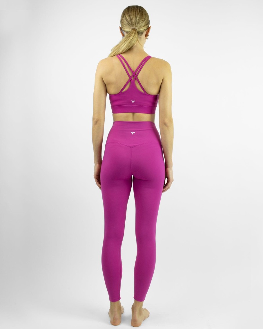 Women BLAIZ Activewear Activewear | Pitaya Pink Stephanie High Rise Leggings