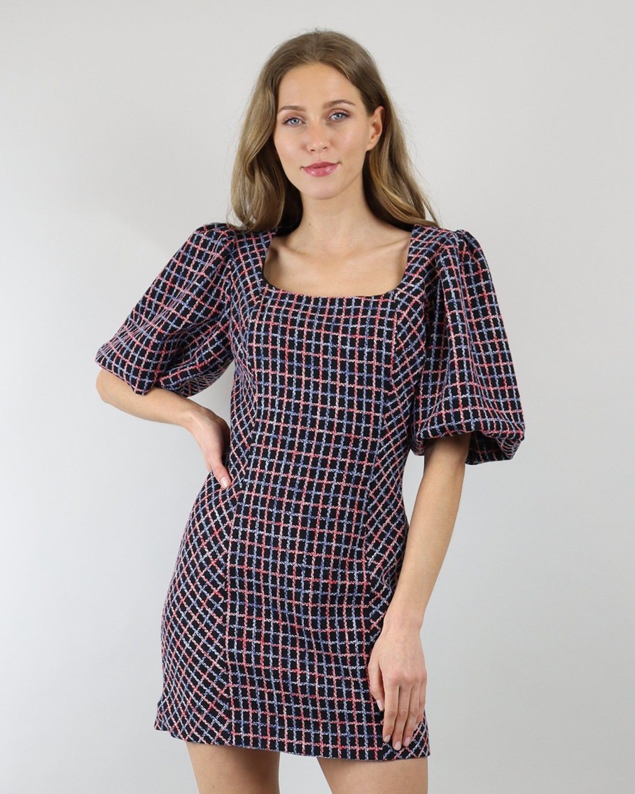 Women C/MEO Collective Dresses | Ink Check Precise Dress