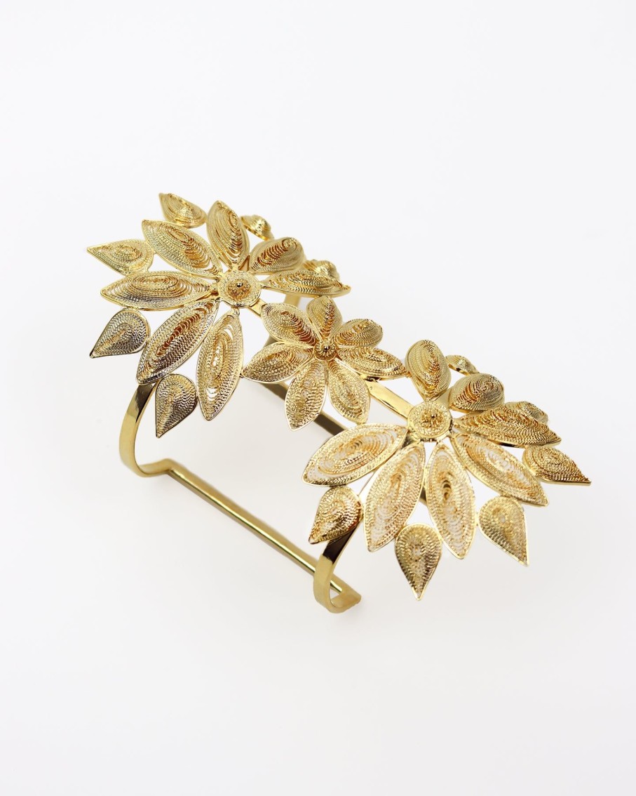 Women Denise Nader Bracelets | Starburst Floral Maxi Cuff