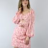 Women C/MEO Collective Dresses | Pink Burnout Mini Whirl Dress