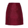 Women Andamane Skirts | Fuschia Croco Mini Skirt