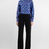 Women Arara for BLAIZ Shirts & Blouses | Helena Pleated Lurex Royal Blue Blouse