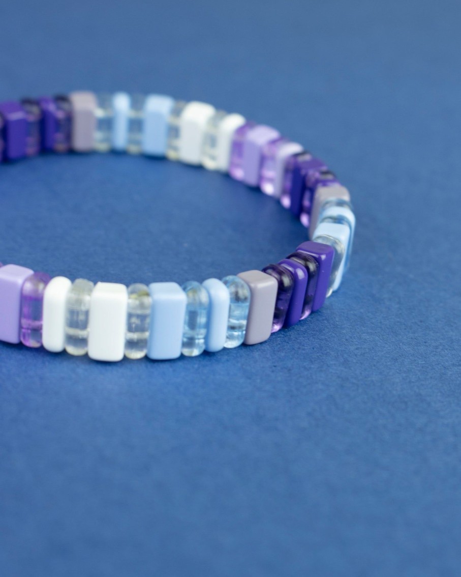 Women 227 Bracelets | Lilac Blue Translucent Enamel Bracelet