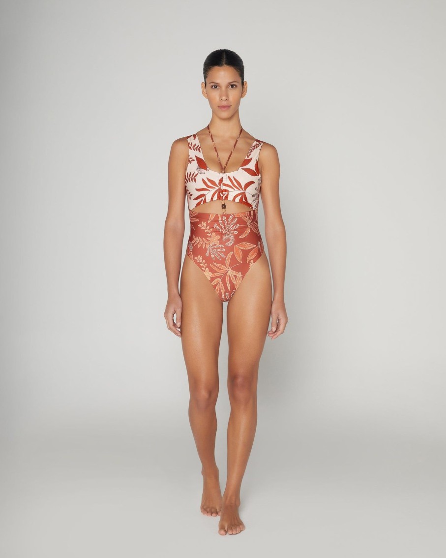 Women Palmacea Swimwear & Beachwear | Belen Batik Swimsuit