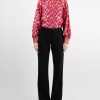 Women Arara for BLAIZ Shirts & Blouses | Helena Pleated Lurex Festival Fuchsia Blouse