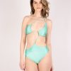 Women Karla Vivian Swimwear & Beachwear | Aqua Irregular Asymmetric Swimsuit