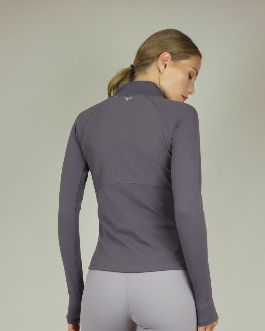 Women BLAIZ Activewear Activewear | Purple Yoga Jacket