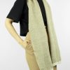 Women 227 Hats, Gloves & Scarves | Sage Green Chevron Knit Scarf