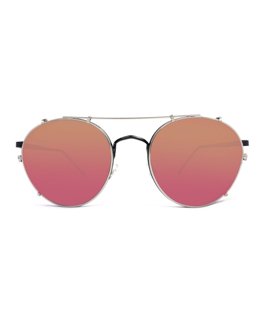 Women Sienna Alexander Sunglasses | Shoreditch Rose Gold Clip On Sunglasses