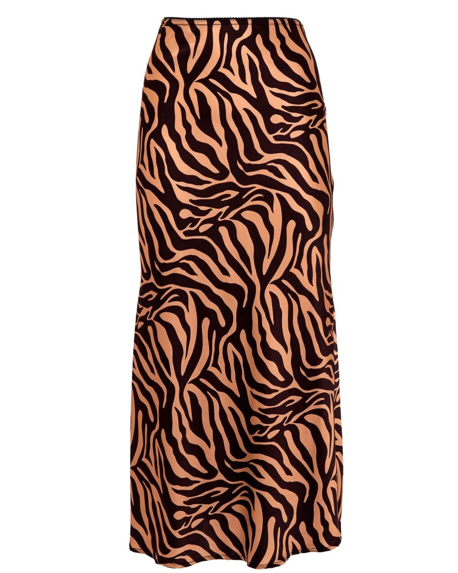 Women Andamane Skirts | Sand Bella Zebra Midi Skirt