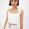 Women C/MEO Collective Tops & T-Shirts | Ivory Value Top