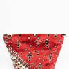 Women Blaiz Clutches | Layla Red Velvet Pouch Bag