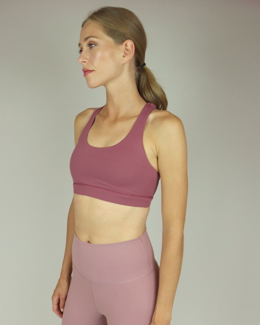 Women BLAIZ Activewear Activewear | Raspberry Pink Sports Bra