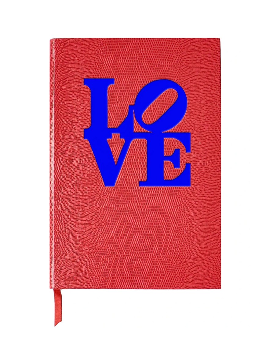 Lifestyle Sloane Stationery | Love By Robert Indiana Cherry Notebook