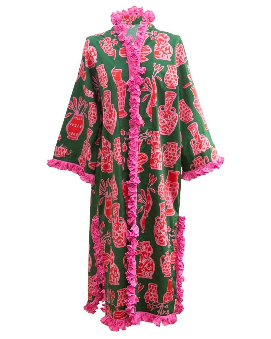 Women CeliaB Dresses | Green Riolita Kaftan