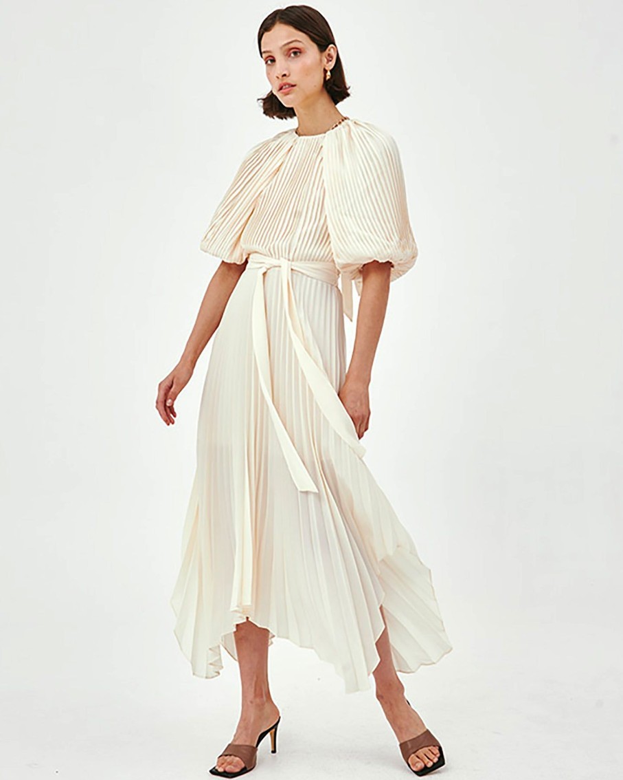 Women C/MEO Collective Dresses | Ivory Construct Dress