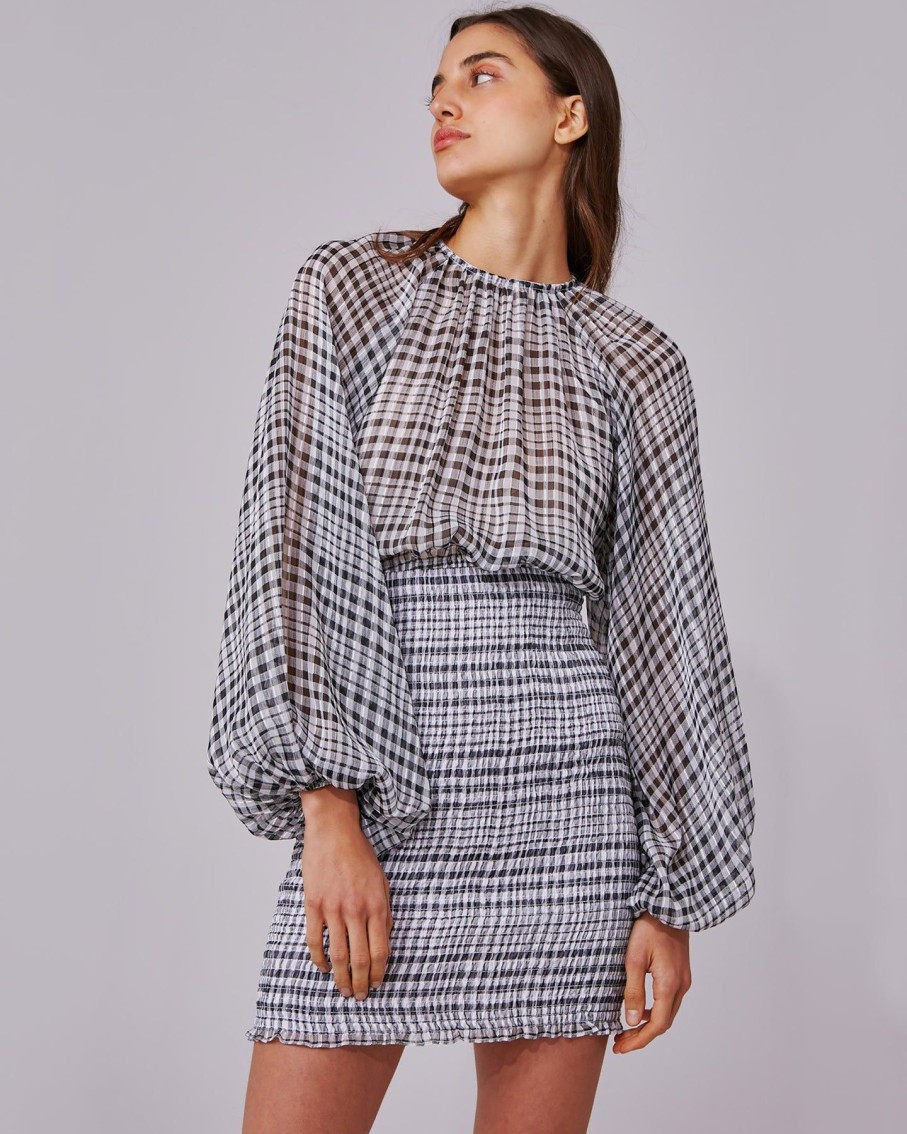 Women C/MEO Collective Dresses | Stealing Sunshine Checked Dress