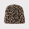 Women 227 Hats, Gloves & Scarves | Beige Leopard Beanie Hat