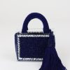 Women 227 Cross-Body Bags | Navy Tassel Cross-Body Handbag