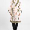 Women Arara for BLAIZ Jumpers & Cardigans | Tropical Cream Long Woven Duster