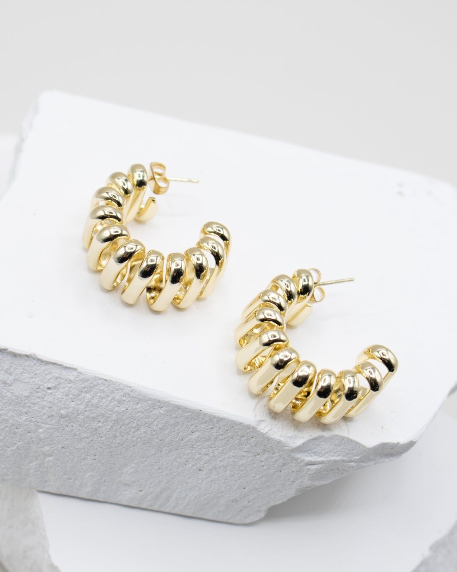 Women 227 Earrings | Anais Gold Hoop Earrings