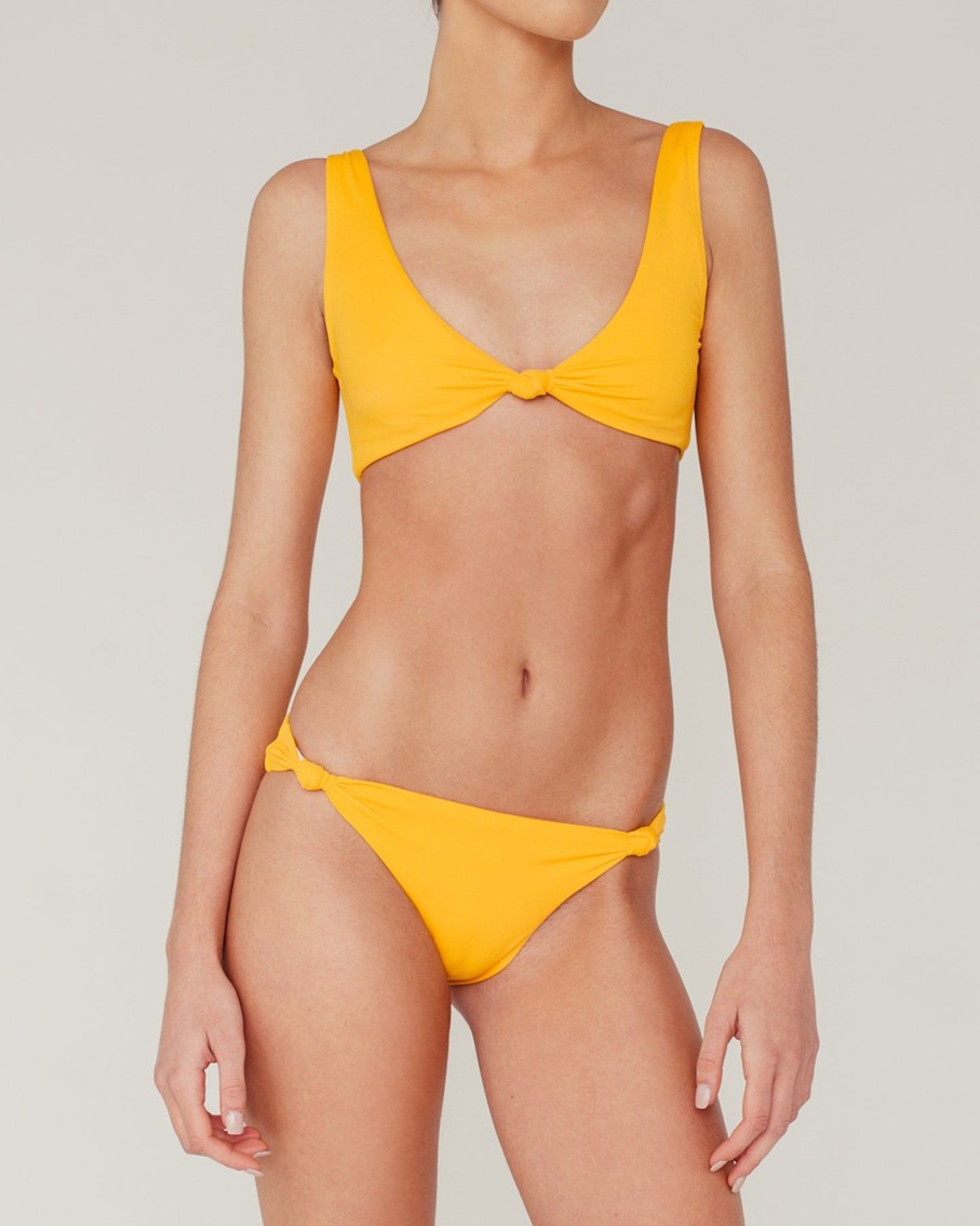 Women Palmacea Swimwear & Beachwear | Baudo Yellow Bikini Bottom