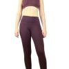 Women BLAIZ Activewear Activewear | Plum High-Waisted Leggings